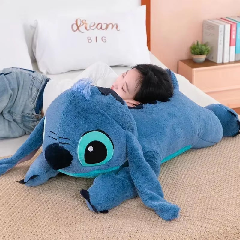 Stitch Plush Long Pillow