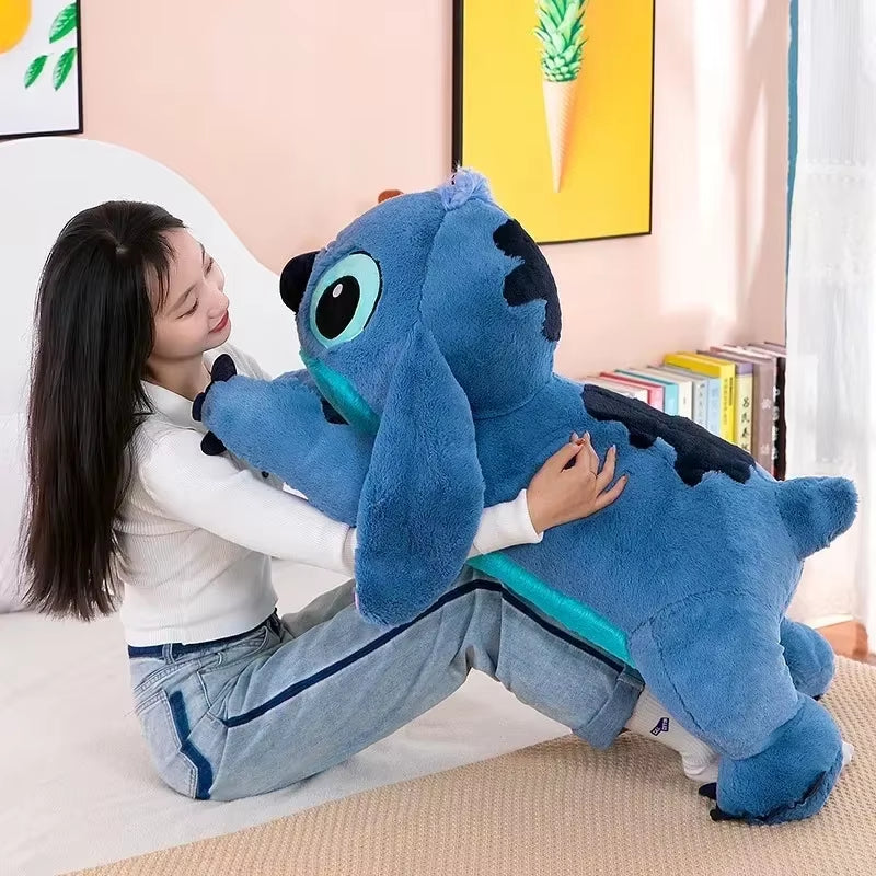 Stitch Plush Long Pillow